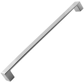 Badem10 Bihter Düz Mutfak Çekmece Dolap Kapak Krom 224 mm Metal Kulp