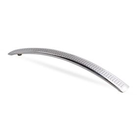 Badem10 Biryalı Çekmece Mutfak Dolap Kapak Kulpu Kulbu 128 mm Krom Metal Kulp