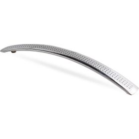 Badem10 Biryalı Çekmece Mutfak Dolap Kapak Kulpu Kulbu 128 mm Krom Metal Kulp