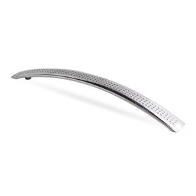 Badem10 Biryalı Çekmece Mutfak Dolap Kapak Kulpu Kulbu 128 mm Krom Metal Kulp