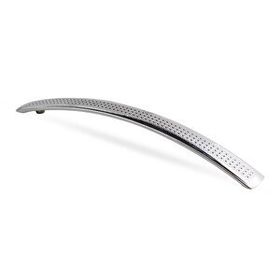 Badem10 Biryalı Çekmece Mutfak Dolap Kapak Kulpu Kulbu 128 mm Krom Metal Kulp