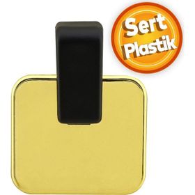 Badem10 Bugatti Sarkaç Konsol Dolap Çekmece Mat Siyah Gold Plastik Kulp