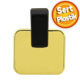 Badem10 Bugatti Sarkaç Konsol Dolap Çekmece Mat Siyah Gold Plastik Kulp