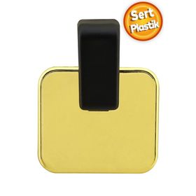 Badem10 Bugatti Sarkaç Konsol Dolap Çekmece Mat Siyah Gold Plastik Kulp