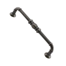 Badem10 Buket Mobilya Mutfak Dolabı Çekmece Dolap Kapak Antik Gümüş 128 mm Metal Kulp