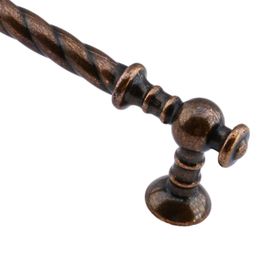 Badem10 Burgu Mobilya Mutfak Dolabı Çekmece Dolap Kapak Antik Bakır 96 mm Metal Kulp