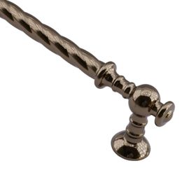 Badem10 Burgu Mobilya Mutfak Dolabı Çekmece Dolap Kapak Bronz 96 mm Metal Kulp