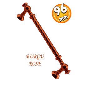 Badem10 Burgu Mobilya Mutfak Dolabı Çekmece Dolap Kapak Rose 96 mm Metal Kulp