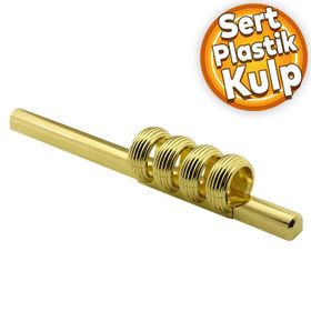 Badem10 Büyük Icon Çekmece Mutfak Dolap Kapak Gold Sert Plastik 96 mm 128 mm Kulp