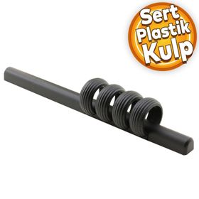 Badem10 Büyük İcon Çekmece Mutfak Dolap Kapak Mat Siyah Sert Plastik 96 mm 128 mm Kulp