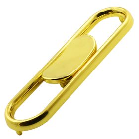 Badem10 Büyük Trend Düğme Çekmece Dolap Kapak Plastik Gold Altın 32 mm Kulp