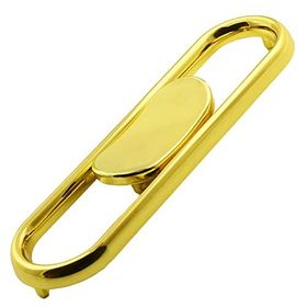 Badem10 Büyük Trend Düğme Çekmece Dolap Kapak Plastik Gold Altın 32 mm Kulp