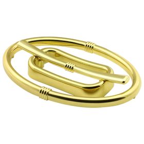 Badem10 Büyük Zümre Çekmece Mutfak Kapak Dolap 32 mm Gold Sert Plastik Kulp