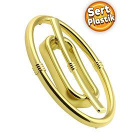 Badem10 Büyük Zümre Çekmece Mutfak Kapak Dolap 32 mm Gold Sert Plastik Kulp
