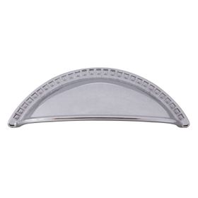 Badem10 Çanak Çekmece Mutfak Dolap Kapak 64 mm Metal Krom Kulp