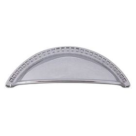 Badem10 Çanak Çekmece Mutfak Dolap Kapak 64 mm Metal Krom Kulp
