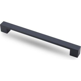 Badem10 Cemre 192 mm Antrasit Metal Çekmece Mutfak Dolap Kapak Kulpu