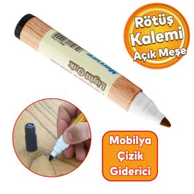 Badem10 Çizik Giderici Çatlak Kapatıcı Meşe Ahşap Masa Sehpa Dolap Mobilya Rötuş Kalemi