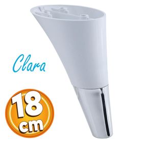 Badem10 Clara Beyaz Renk 18 cm Mobilya Kanepe Sehpa TV Ünitesi Baza Koltuk Ayağı