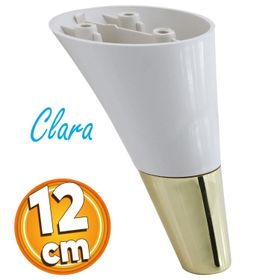 Badem10 Clara Mobilya Krem Gold Renk 12 cm Kanepe Sehpa TV Ünitesi Baza Koltuk Ayağı