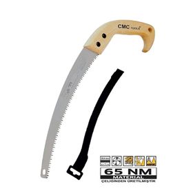 Badem10 CMC 300 mm Eğri Bağ Dal El Testeresi Ahşap Saplı Budama Testeresi