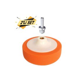 Badem10 Cmc Pasta Cila Polisaj Süngeri M14 Girişli 150 x 45 mm ve Matkap Aparatı