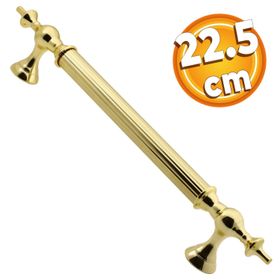 Badem10 Çukurca 22.5 cm Gold Altın Metal Çekme Kolu Kapı Tutma Kulp