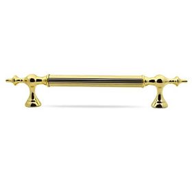 Badem10 Çukurca 30 cm Gold Altın Metal Çekme Kolu Kapı Tutma Kulp