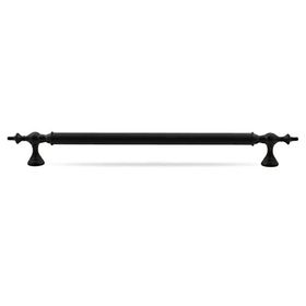 Badem10 Çukurca 80 cm Mat Siyah Metal Çekme Kolu Kapı Tutma Kulp