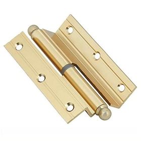 Badem10 Cumbalı Alüminyum Sarı 12 cm Sağ Menteşe