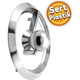 Badem10 Della Sarkaç Konsol Dolap Çekmece Krom Plastik Kulp