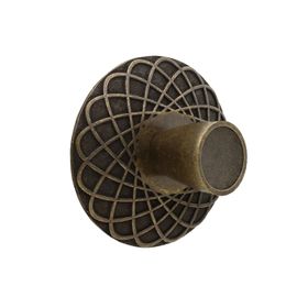 Badem10 Dinar 32 mm Antik Sarı Metal Çekmece Dolap Kapak Kulbu