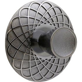 Badem10 Dinar 32 mm Füme Metal Çekmece Dolap Kapak Kulbu