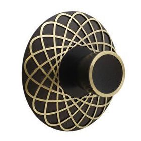 Badem10 Dinar 32 mm Siyah Gold Metal Çekmece Dolap Kapak Kulbu