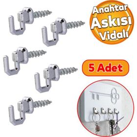 Badem10 Duvar Dolap Çekmece Kapı Anahtar Anahtarlık Askısı