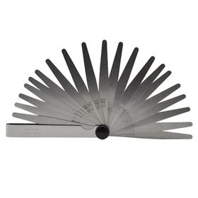 Badem10 DW 13 Yaprak 300 mm 0.05-1.00 mm Sentil Filler Feeler Çakısı Boşluk Ölçme