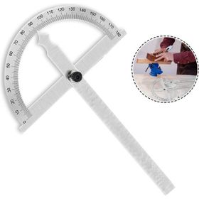 Badem10 DW Açılı İletki Gönye Açı Ölçer 300-500 mm Ölçüm Cetveli