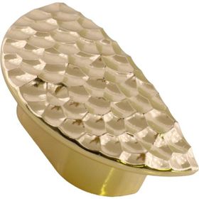 Badem10 Elegans Half Çekmece Dolap Kapak Plastik Gold Altın Kulp