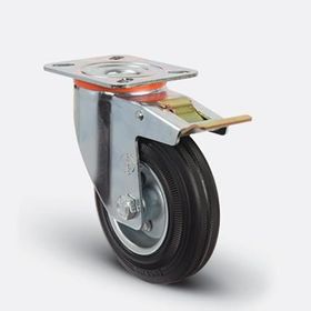 Badem10 Emes EM01 SPR 125F 125 mm 110 kg Döner Tablalı Frenli Teker