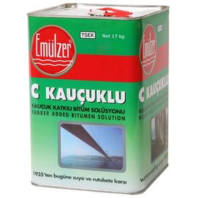 Badem10 Emülzer C Kauçuklu Bina Teras Çatı Bodrum 17 kg Su Yalıtım Zifti
