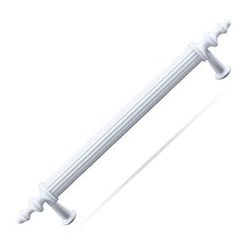 Badem10 Erciyes Mutfak Çekmece Dolap Kapak Beyaz 128 mm Metal Kulp
