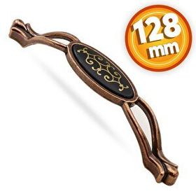 Badem10 Erdem 128 mm Antik Bakır Metal Çekmece Dolap Kapak Kulbu