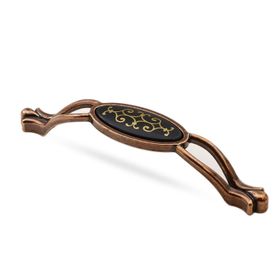 Badem10 Erdem 128 mm Antik Bakır Metal Çekmece Dolap Kapak Kulbu