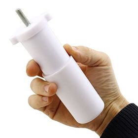 Badem10 Gizli Mobilya Ayarlanabilir 9.5 cm Beyaz Baza Kanepe Sehpa TV Ünitesi Koltuk Orta Destek Ayağı