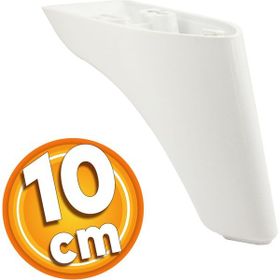 Badem10 Göknar Lüks 10 cm Beyaz Baza Mobilya Kanepe Sehpa TV Ünitesi Koltuk Ayağı