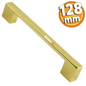 Badem10 Gölcük Mobilya Mutfak Dolabı Çekmece Dolap Kapak Altın Gold 128 mm Metal Kulp