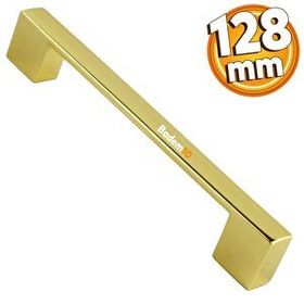 Badem10 Gölcük Mobilya Mutfak Dolabı Çekmece Dolap Kapak Altın Gold 128 mm Metal Kulp