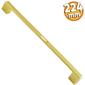Badem10 Gölcük Mobilya Mutfak Dolabı Çekmece Dolap Kapak Altın Gold 224 mm Metal Kulp