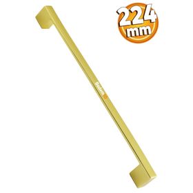 Badem10 Gölcük Mobilya Mutfak Dolabı Çekmece Dolap Kapak Altın Gold 224 mm Metal Kulp