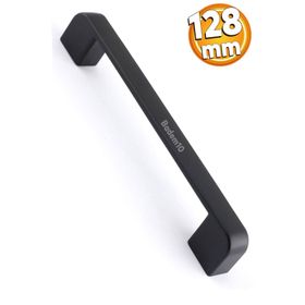 Badem10 Gölcük Mutfak Çekmece Dolap Kapak Siyah 128 mm Metal Kulp